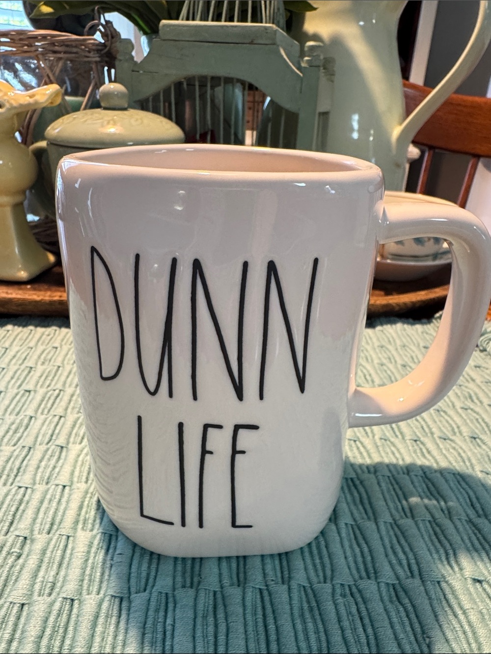 Rae Dunn DUNN LIFE mug
